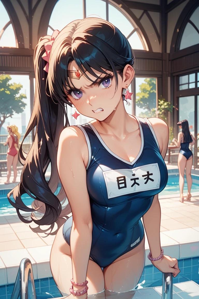 レイちゃんまで監視員のお手伝い