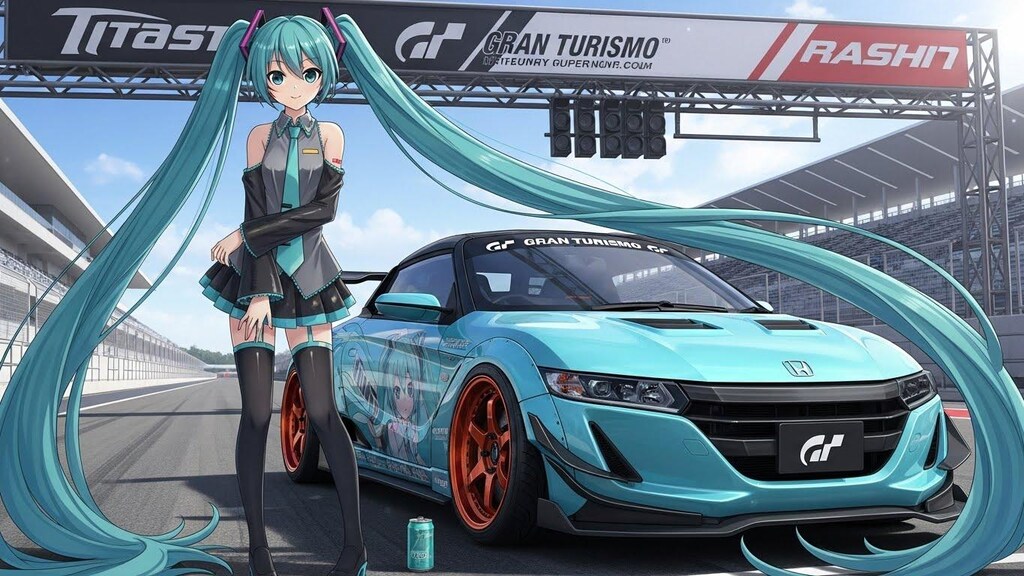 初音ミクとグランツーリスモS660