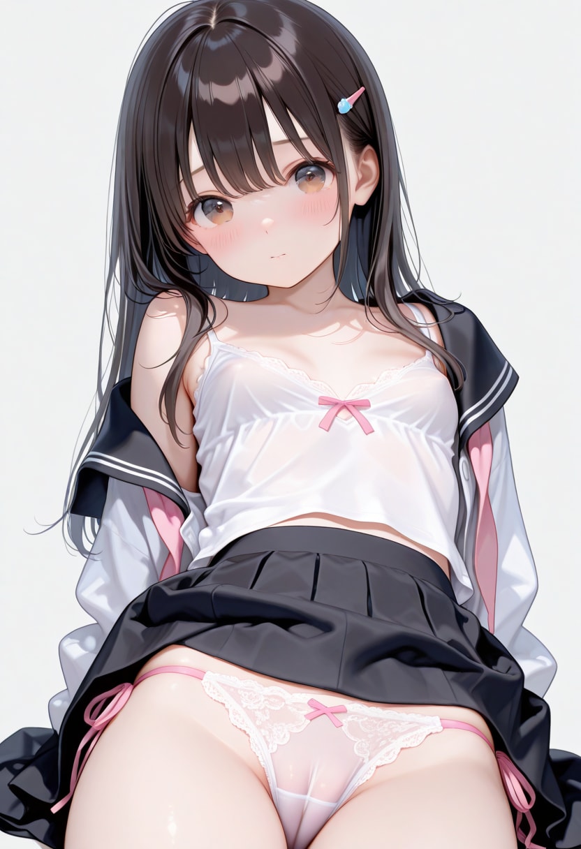 黒髪の美少女(R-15)(391)