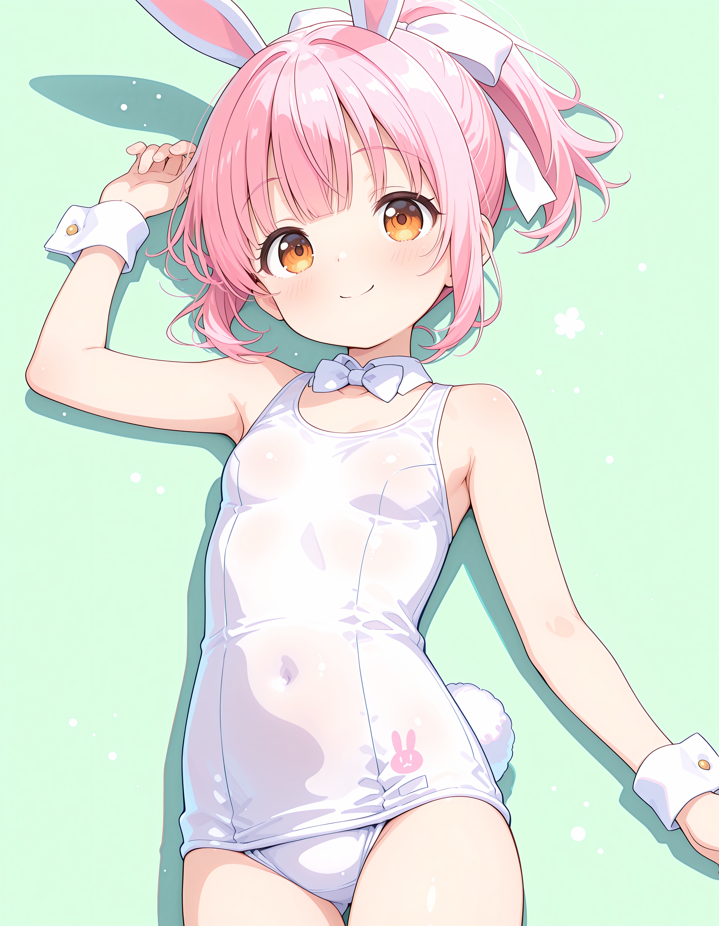 舞い降りたウサギの天使