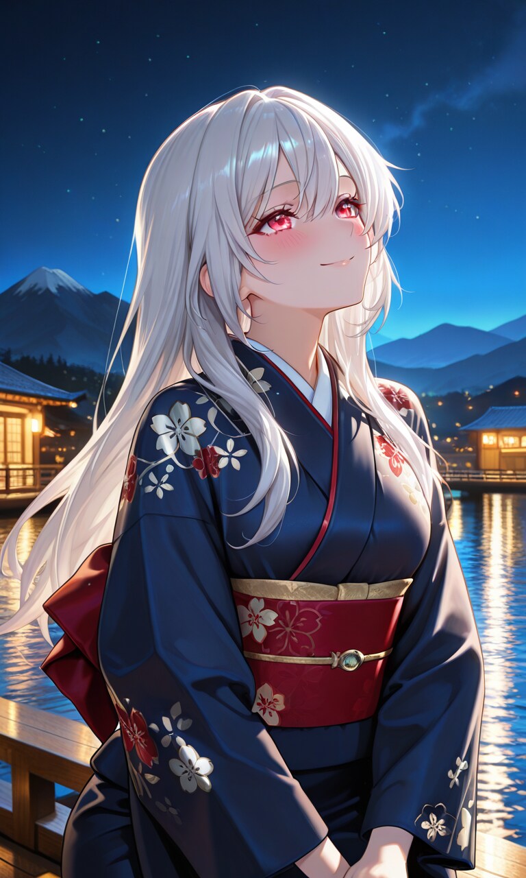 涼し気な夜空
