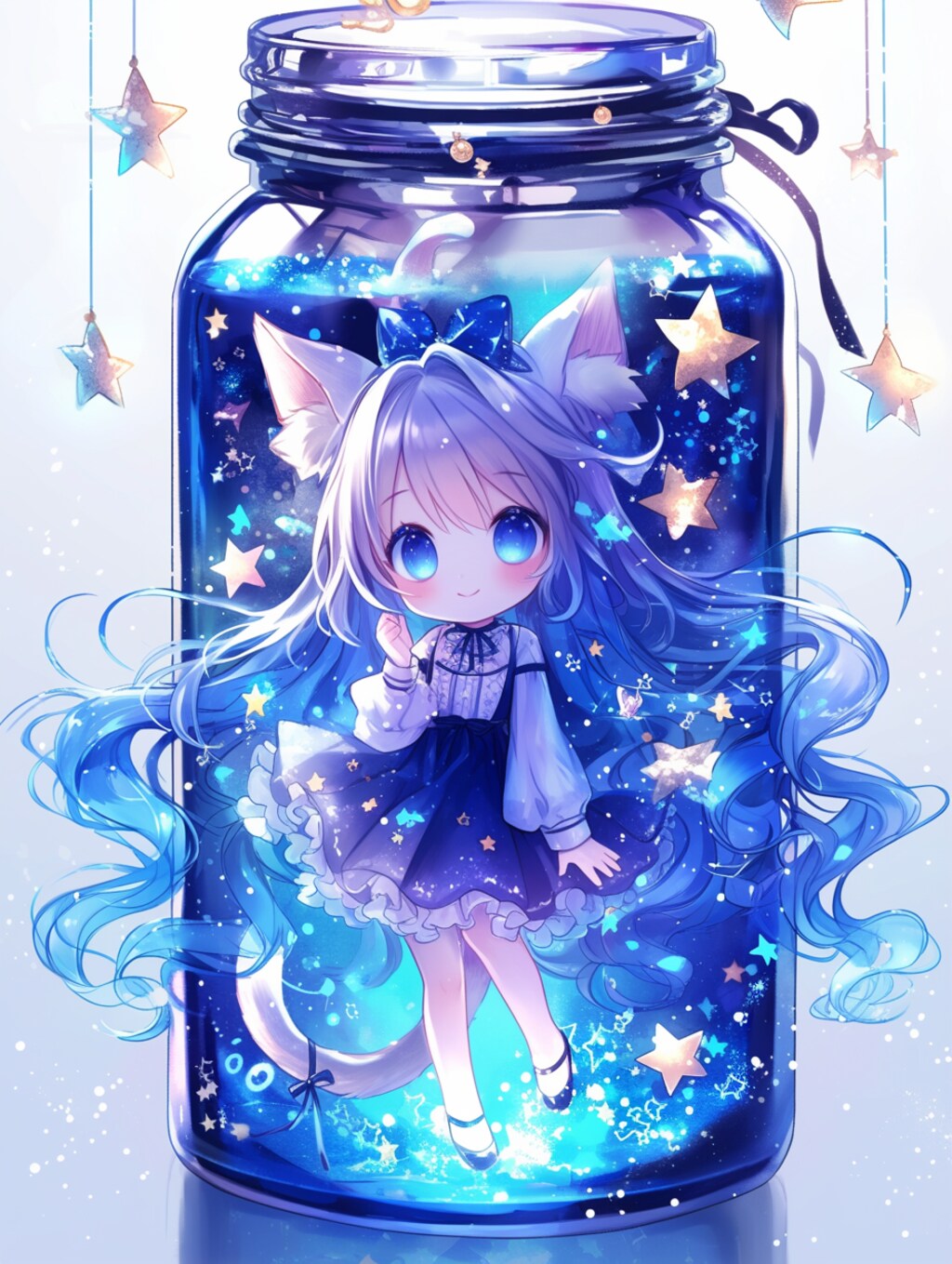 「瓶詰の少女」蒼77