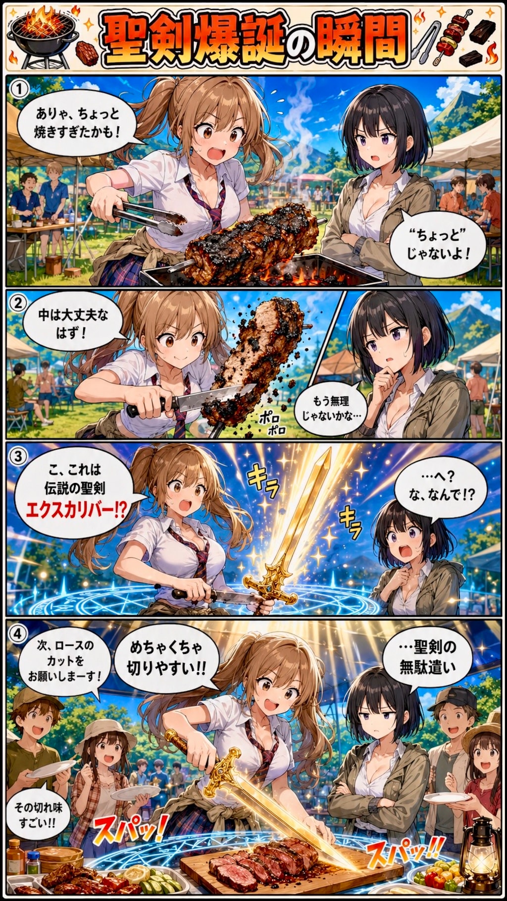 聖剣爆誕の瞬間
