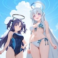 ユウカとノア　ビキニ　画集没2 2枚目