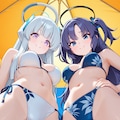 ユウカとノア　ビキニ　画集没2 3枚目