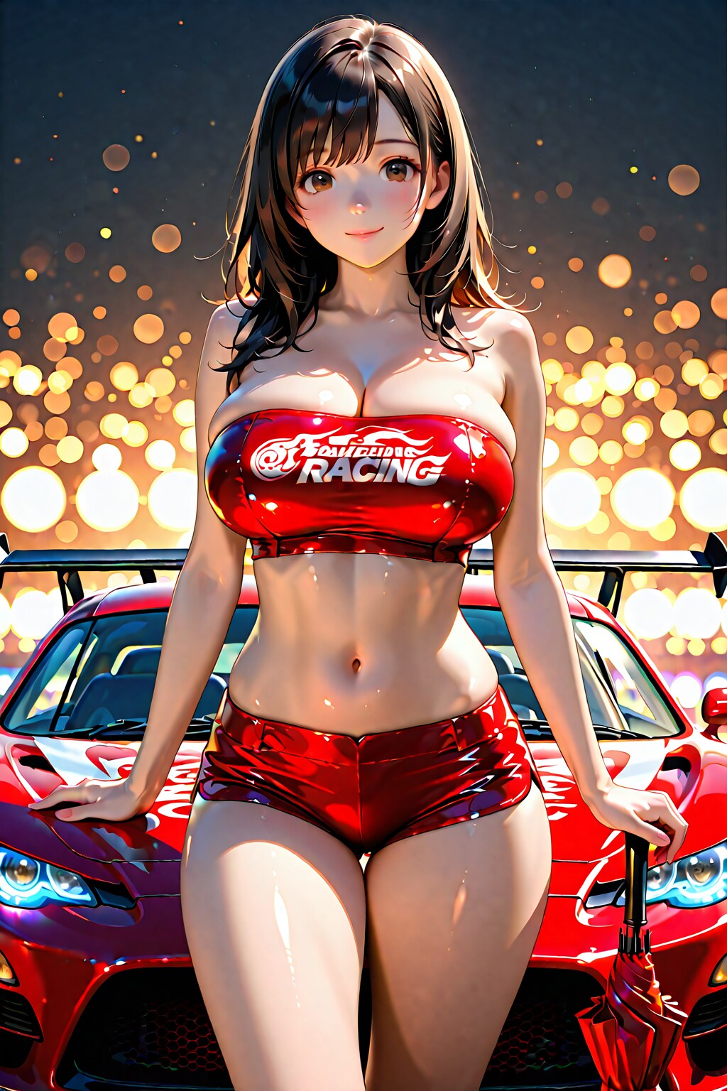 赤い車