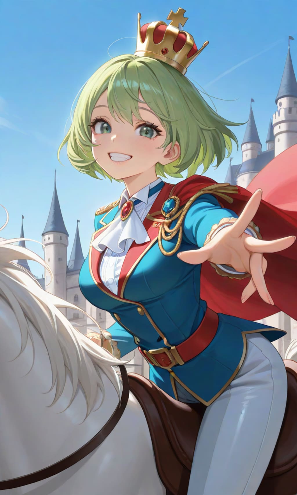 お姫様、迎えに来たわよ