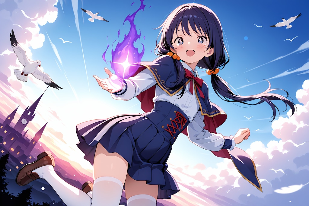 異世界初飛行 #一歩ずつ