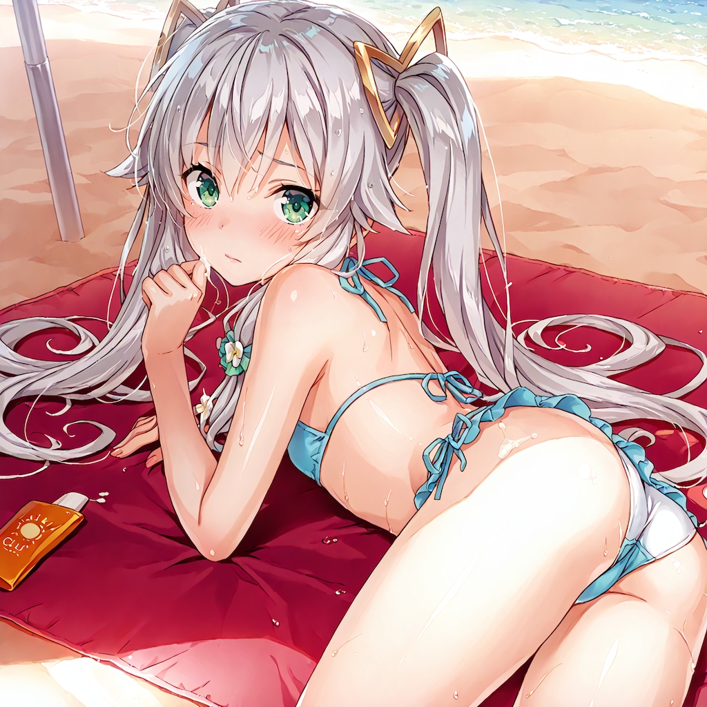 日焼け止め塗ってくれない？