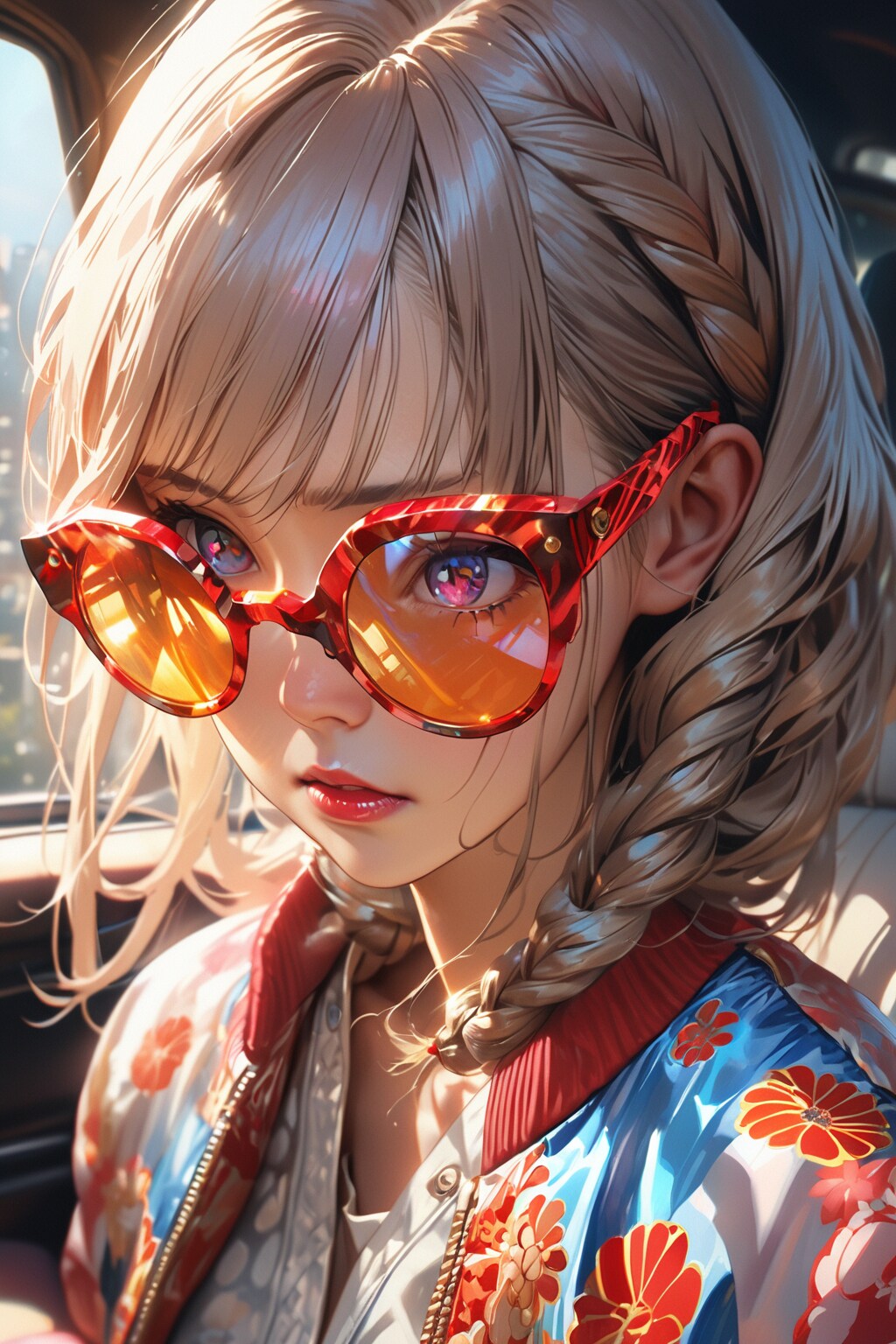 眼鏡三つ編みwww | の人気AIイラスト・グラビア