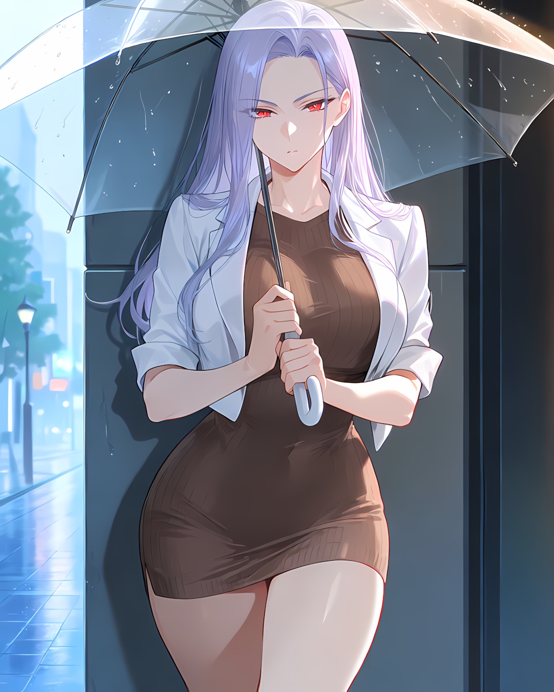 雨の夏至☔ミレナさんの辛口美脚スタイル