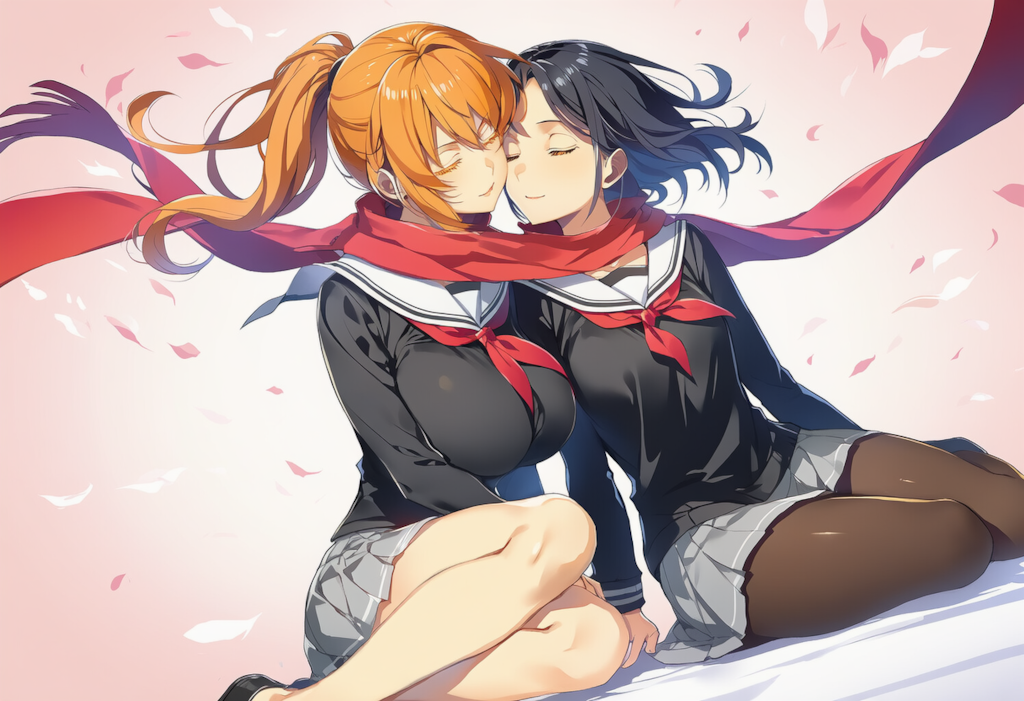 ふたり寄り添う