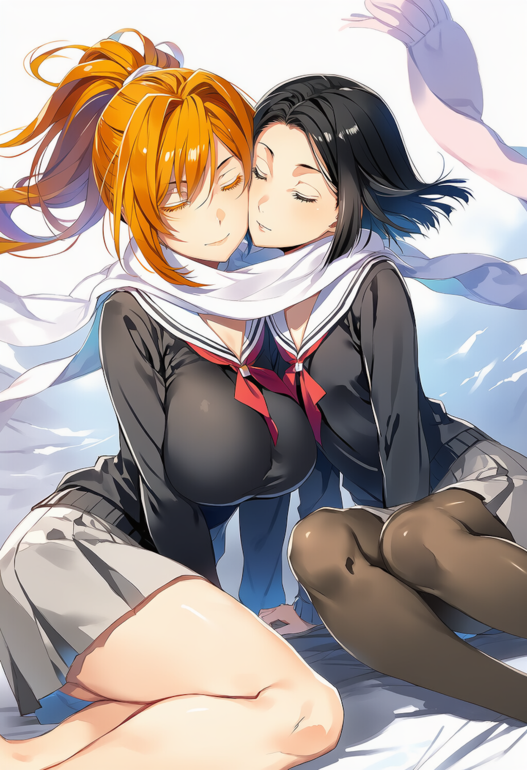 ふたり寄り添う