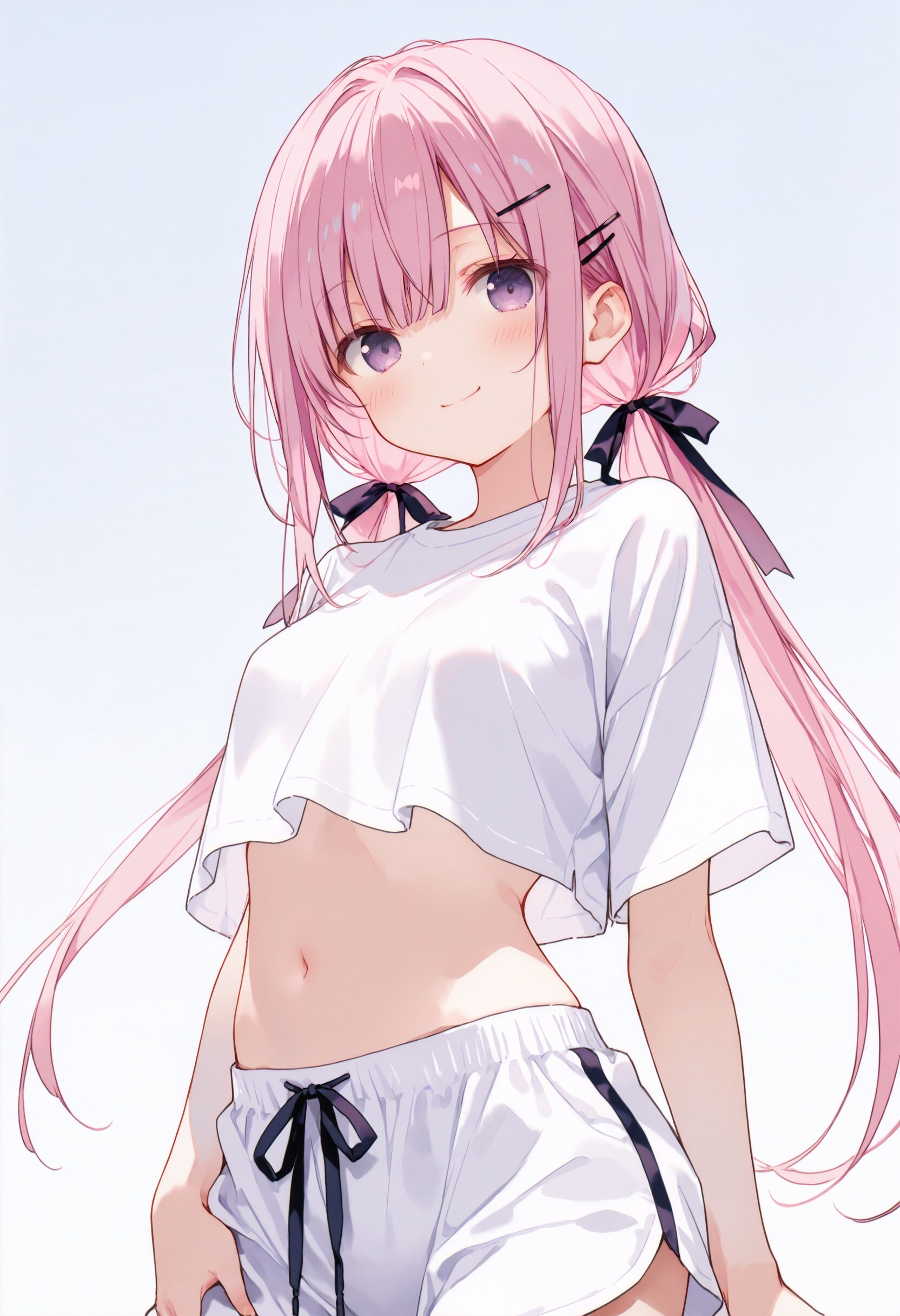 クロップドトップスの桃香 | の人気AIイラスト・グラビア