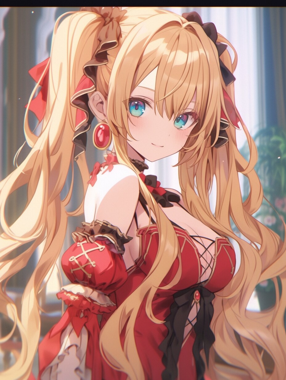 Red Dress Delight #2