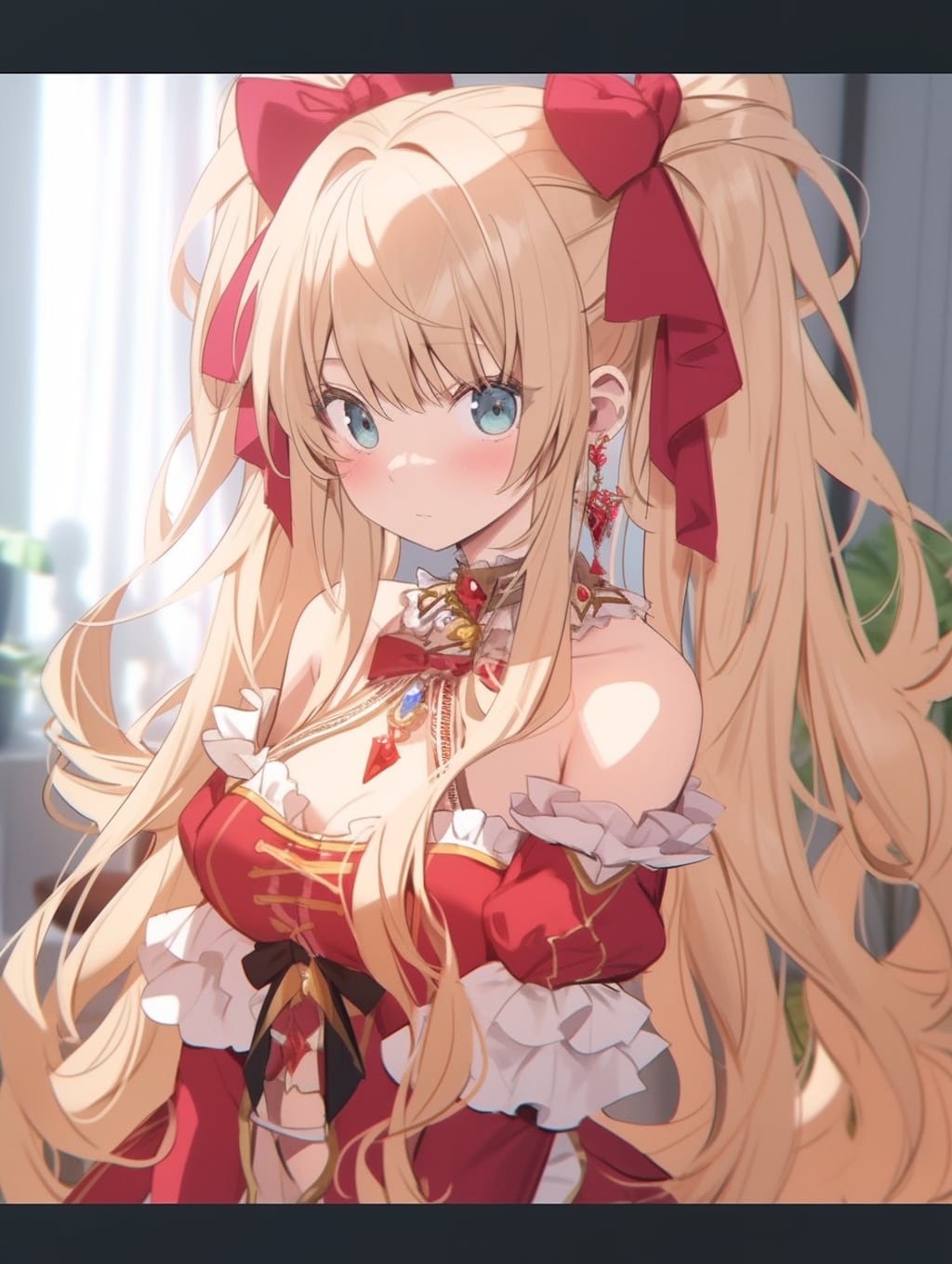 Red Dress Delight #2