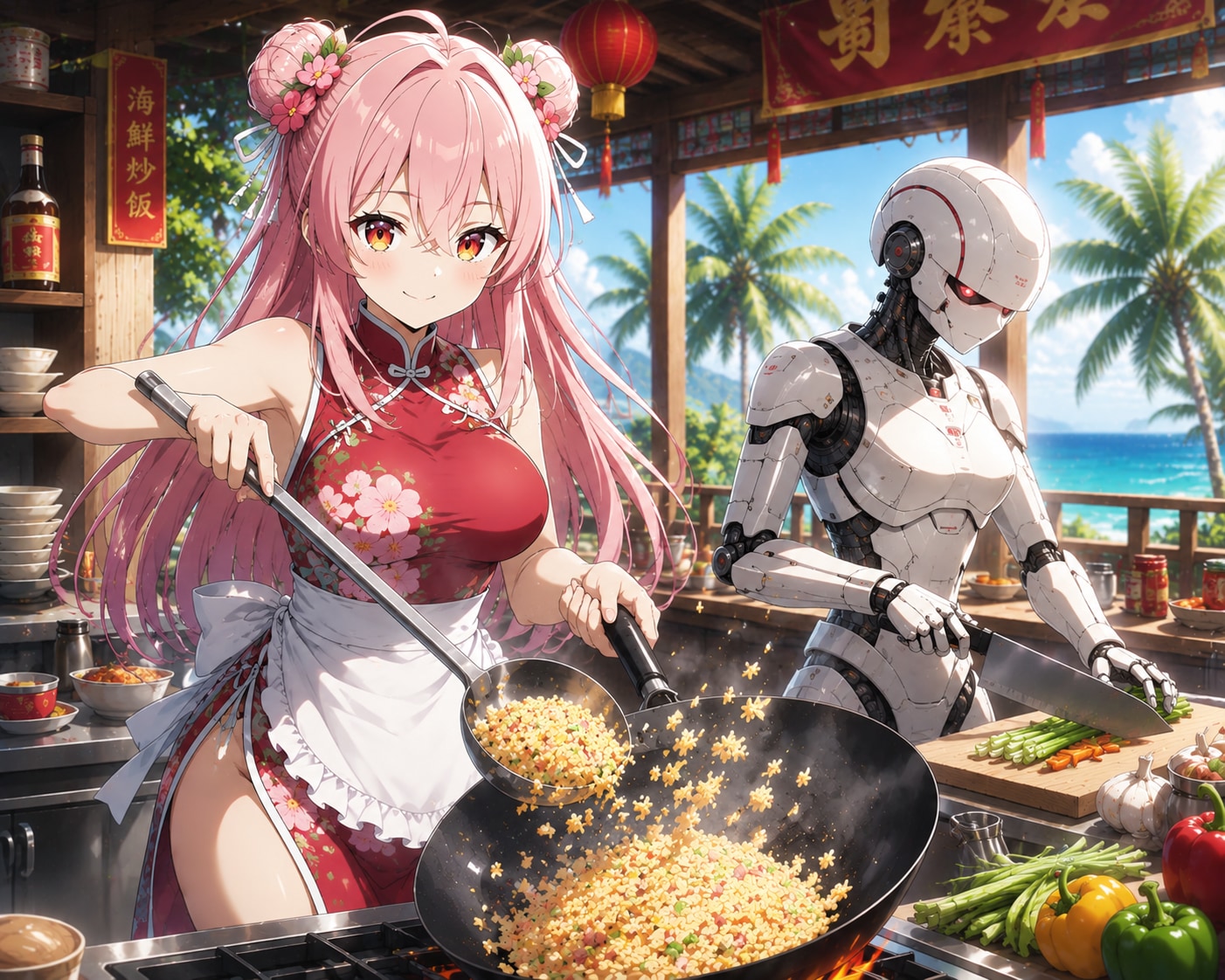 ロボットと料理