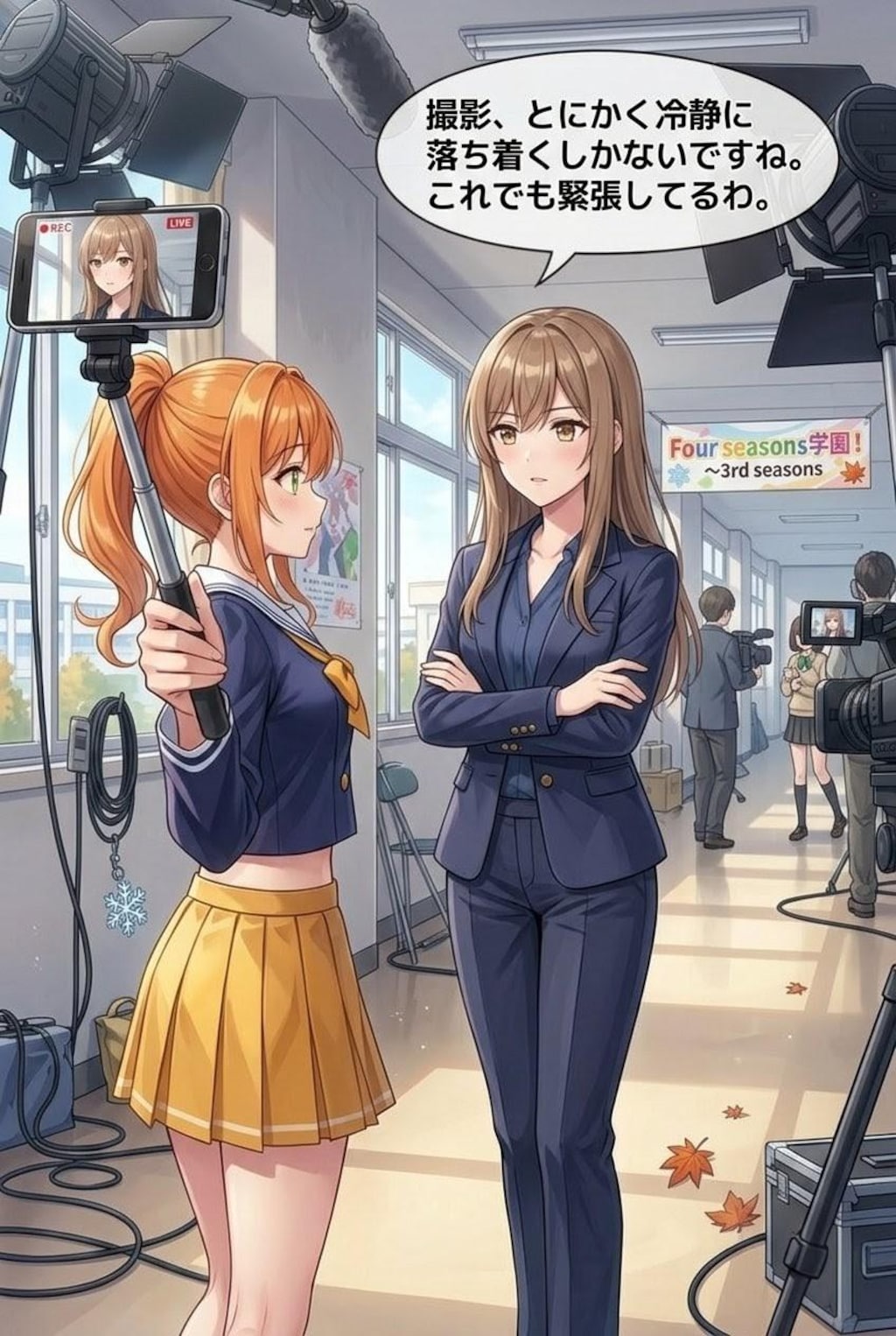 本番直前のchan_shinとアキナの突撃インタビュー
