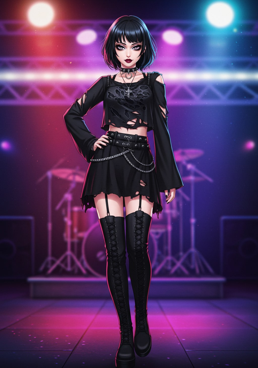 パンク系地下アイドル