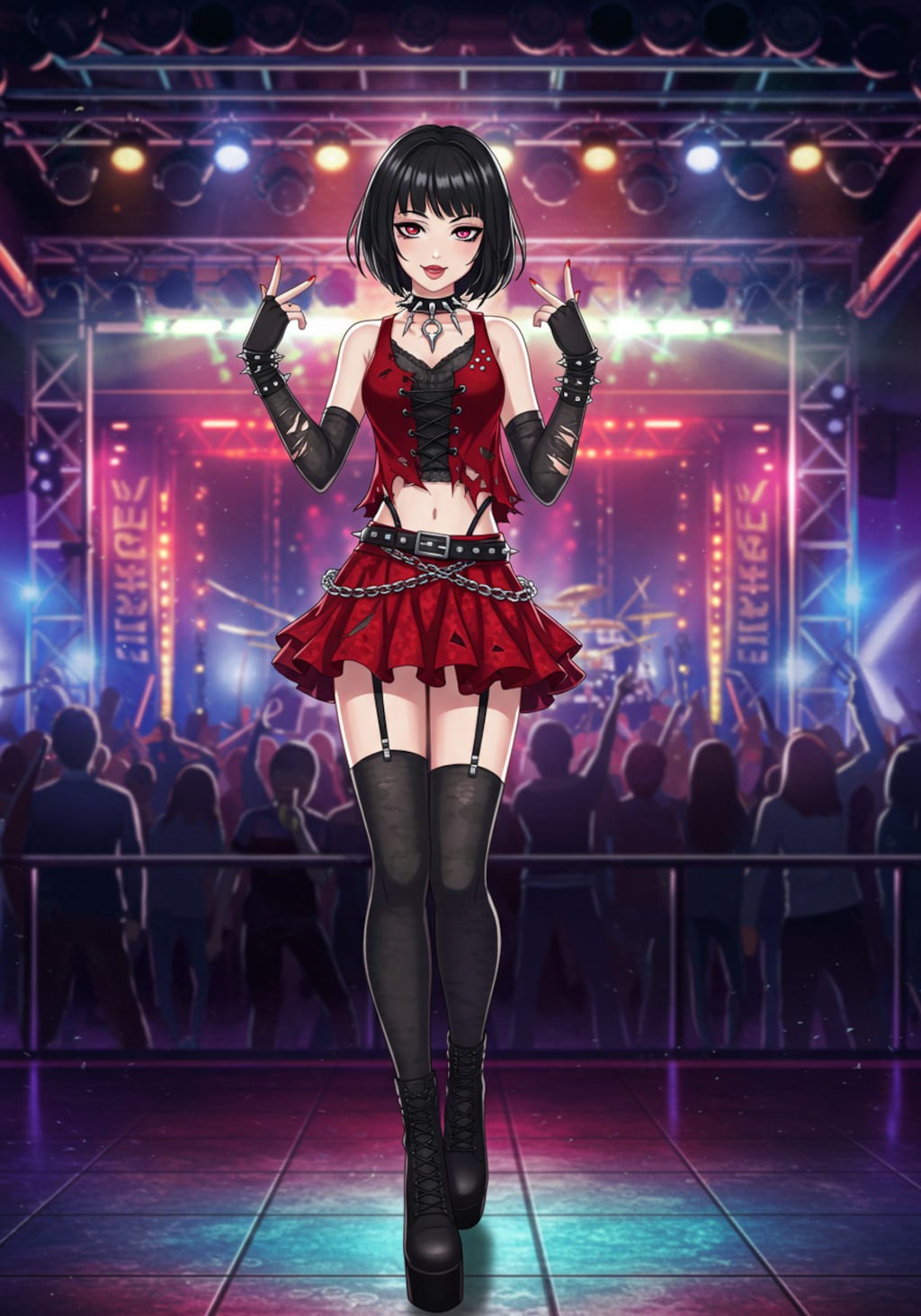 パンク系地下アイドル