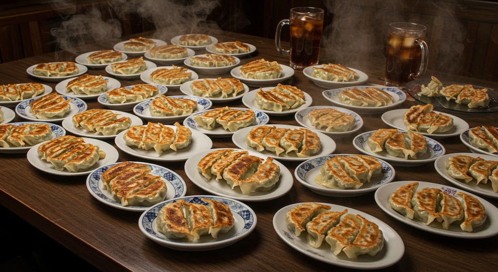 摩訶不思議食堂の餃子食べ放題