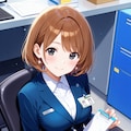 キラキラ輝く進入社員さん　アニメテイスト 4枚目