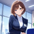 キラキラ輝く進入社員さん　アニメテイスト 5枚目