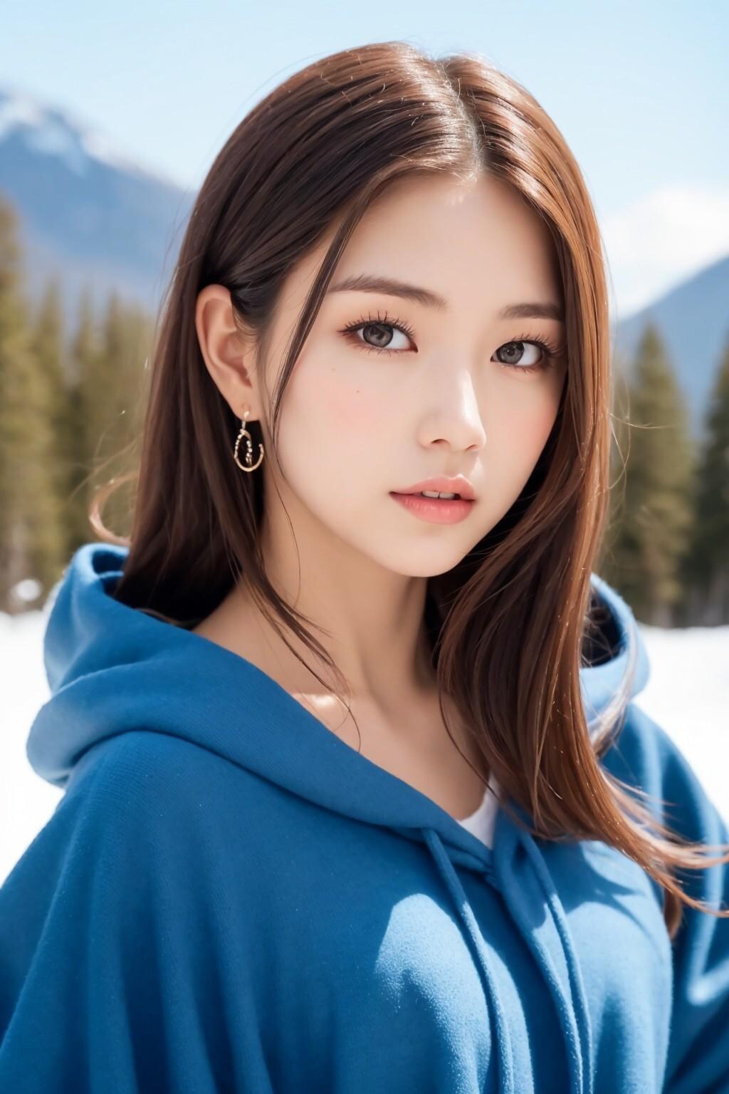 お姉さんとの雪中デート