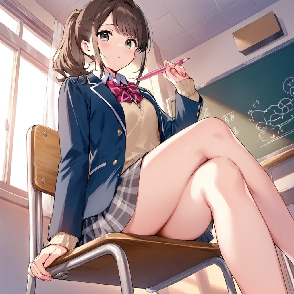 何かを持っている