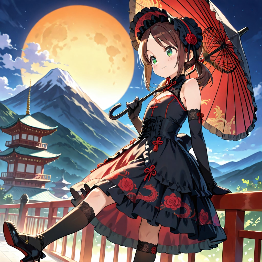 定番ロリータ【華ロリ②】 | の人気AIイラスト・グラビア