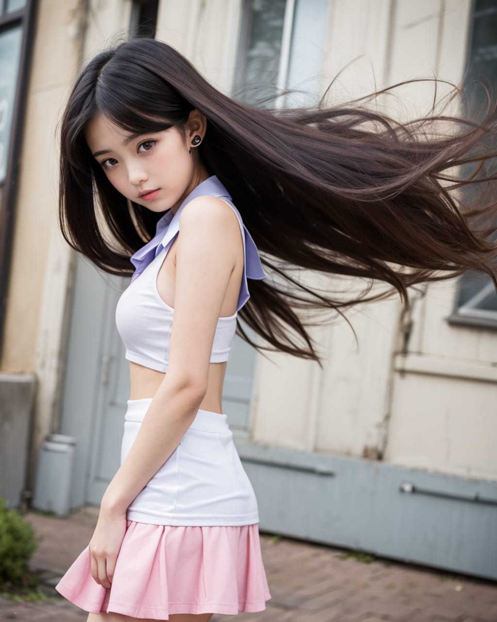 風髪なびかせ選手権