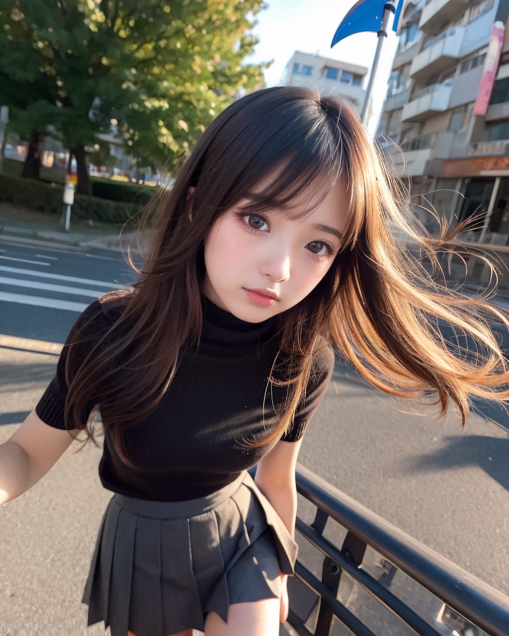 風髪なびかせ選手権