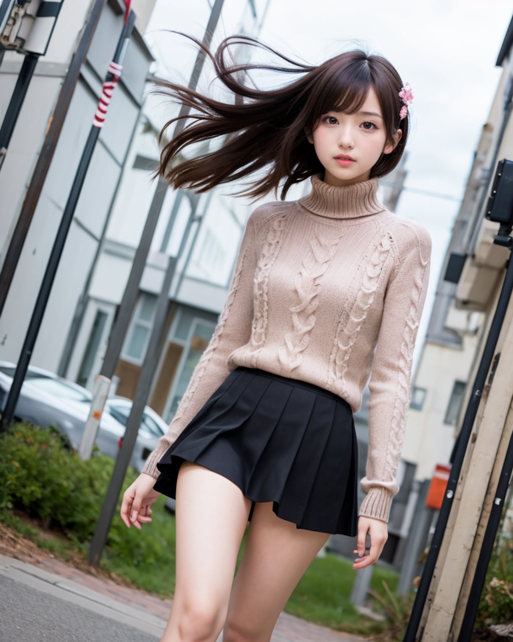 風髪なびかせ選手権