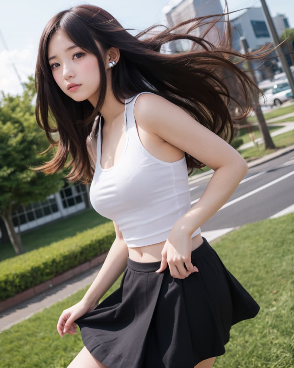 風髪なびかせ選手権