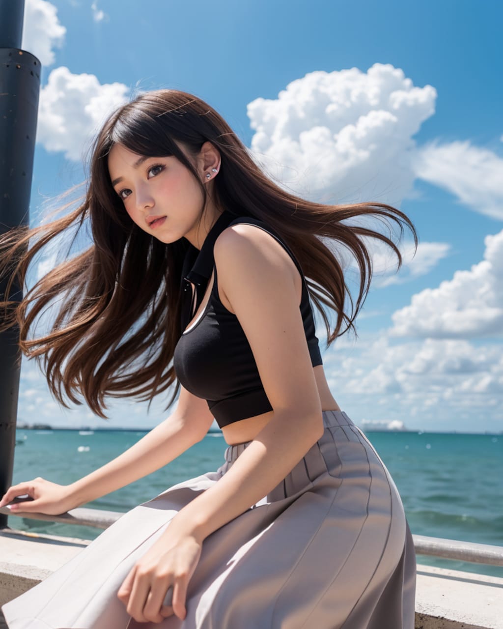 風髪なびかせ選手権