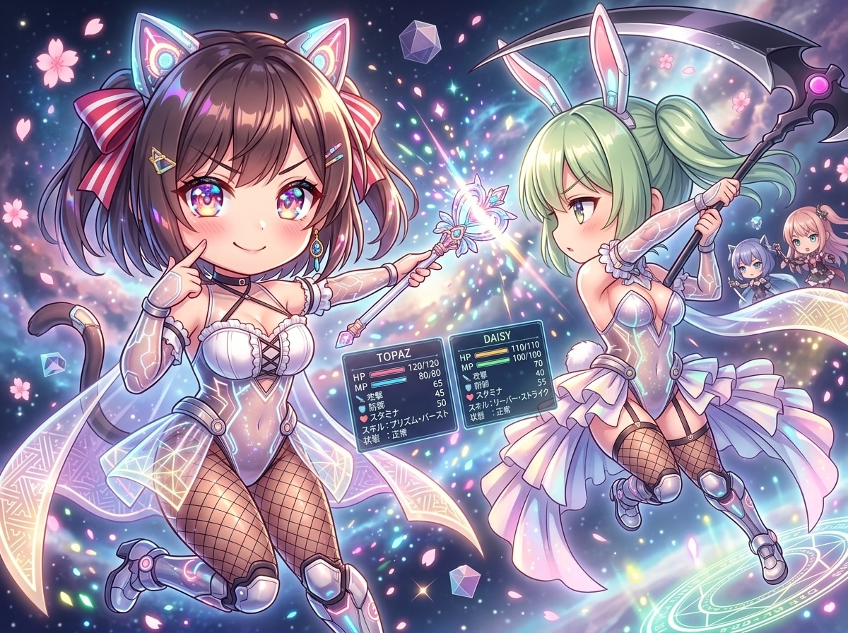 TOPAZちゃん、DAISYちゃん