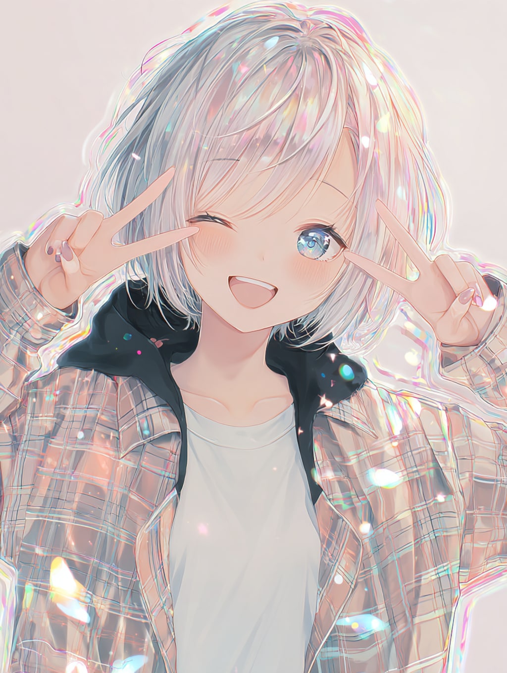 笑顔でピース