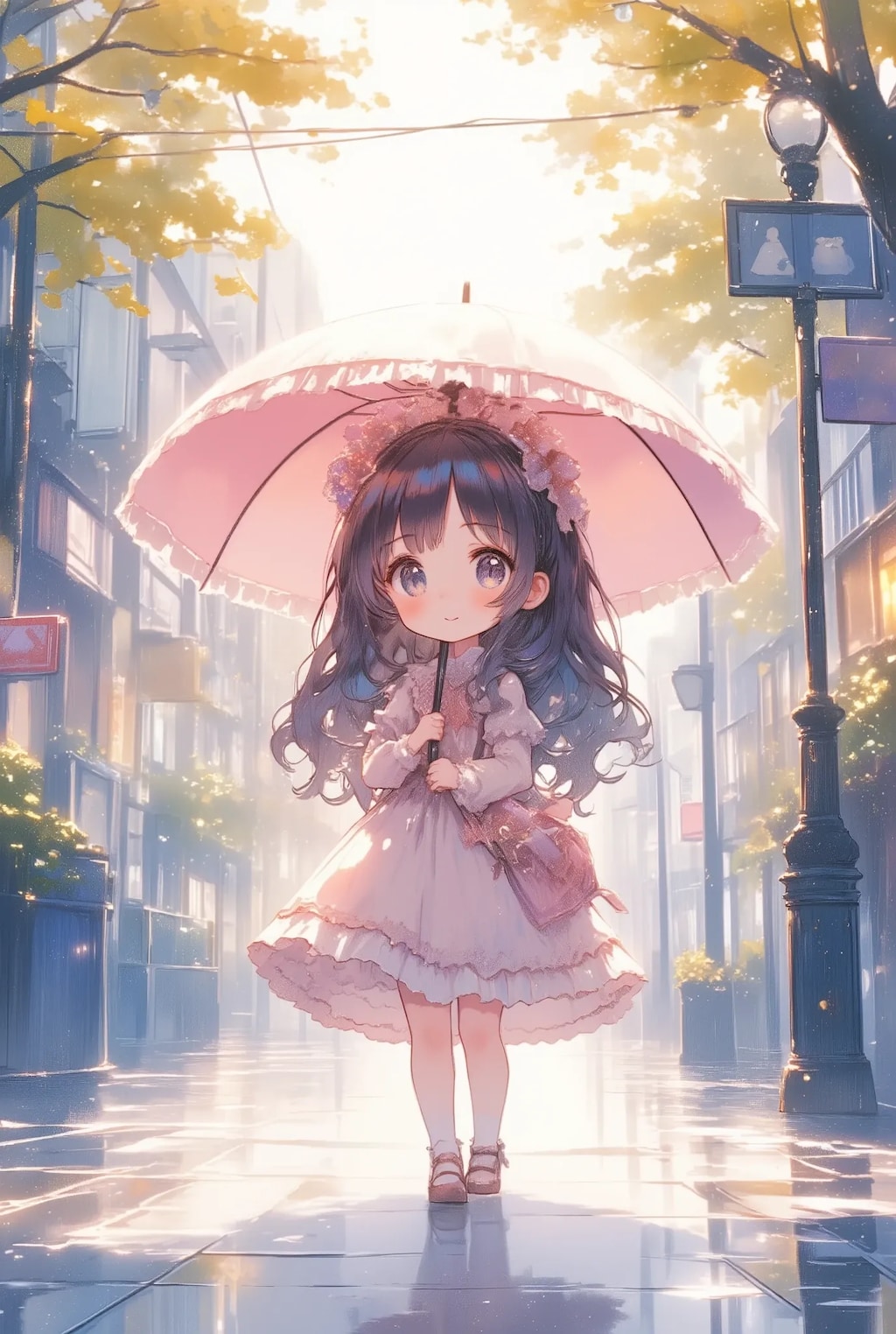 フリフリちゃんのフリフリ傘