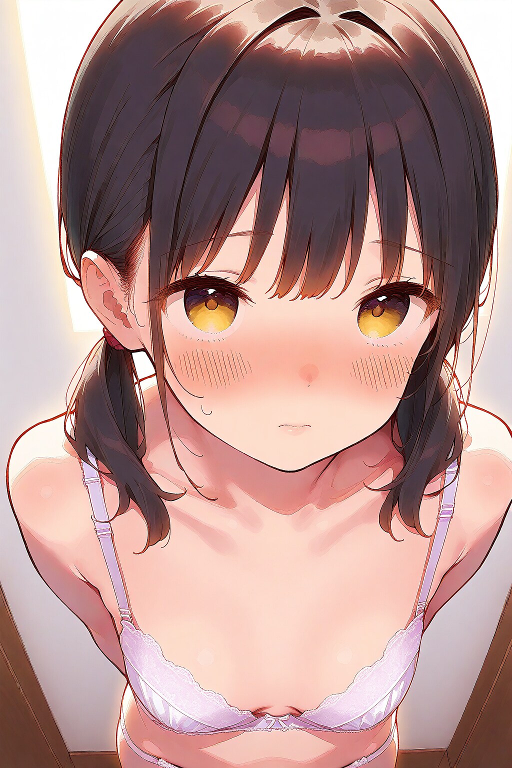 上目遣い
