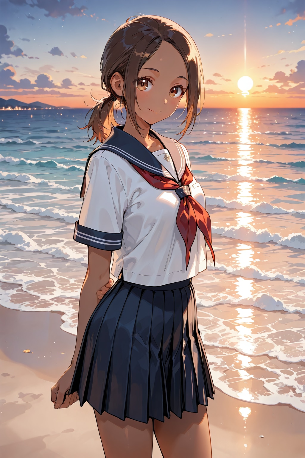 夕暮れ