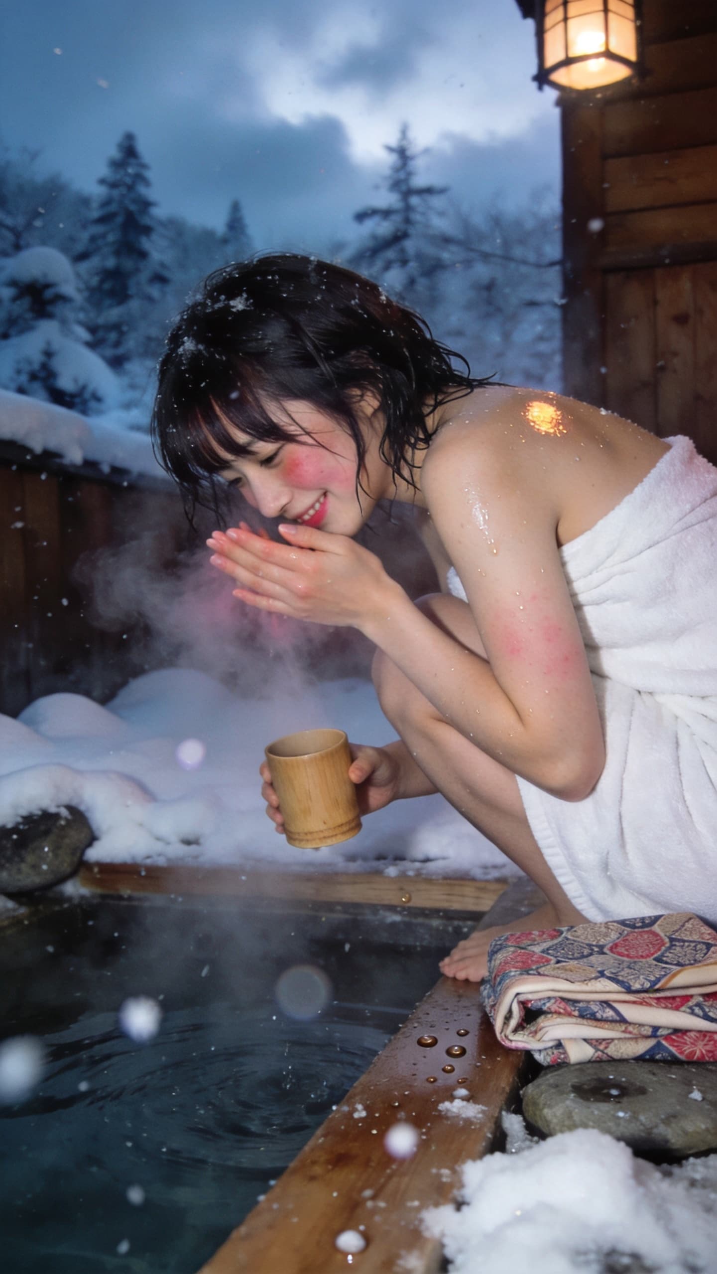 Steam Between Snowflakes