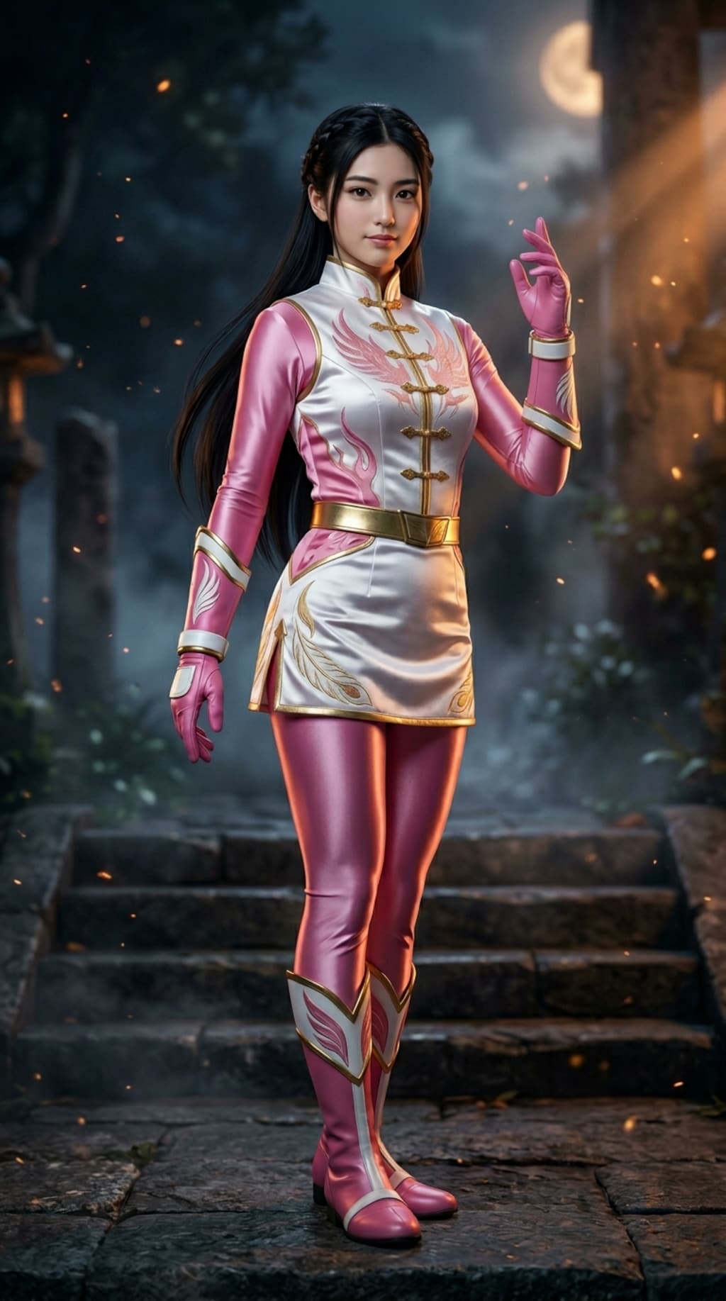 戦隊ヒロインのオマージュ試作