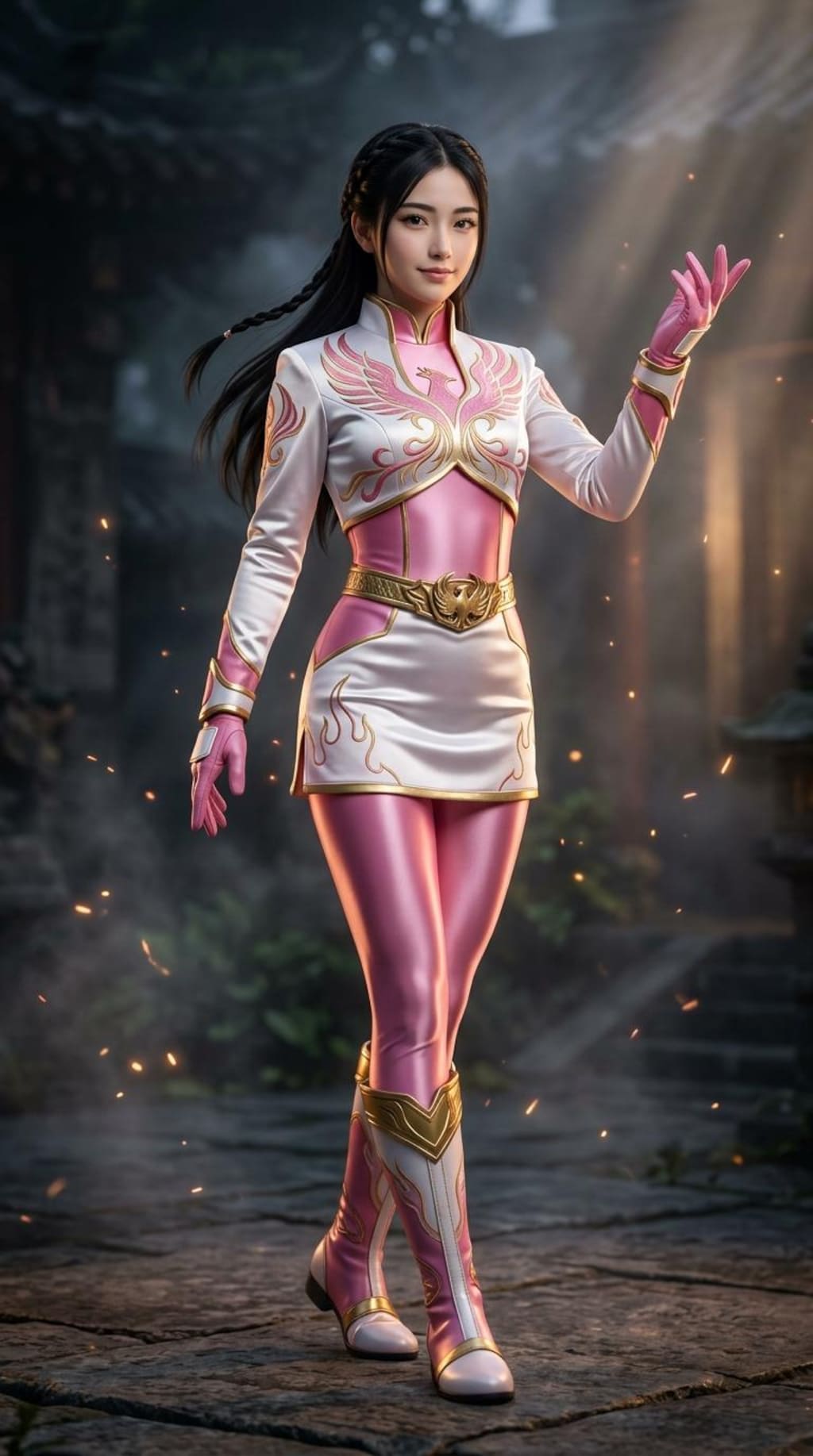 戦隊ヒロインのオマージュ試作