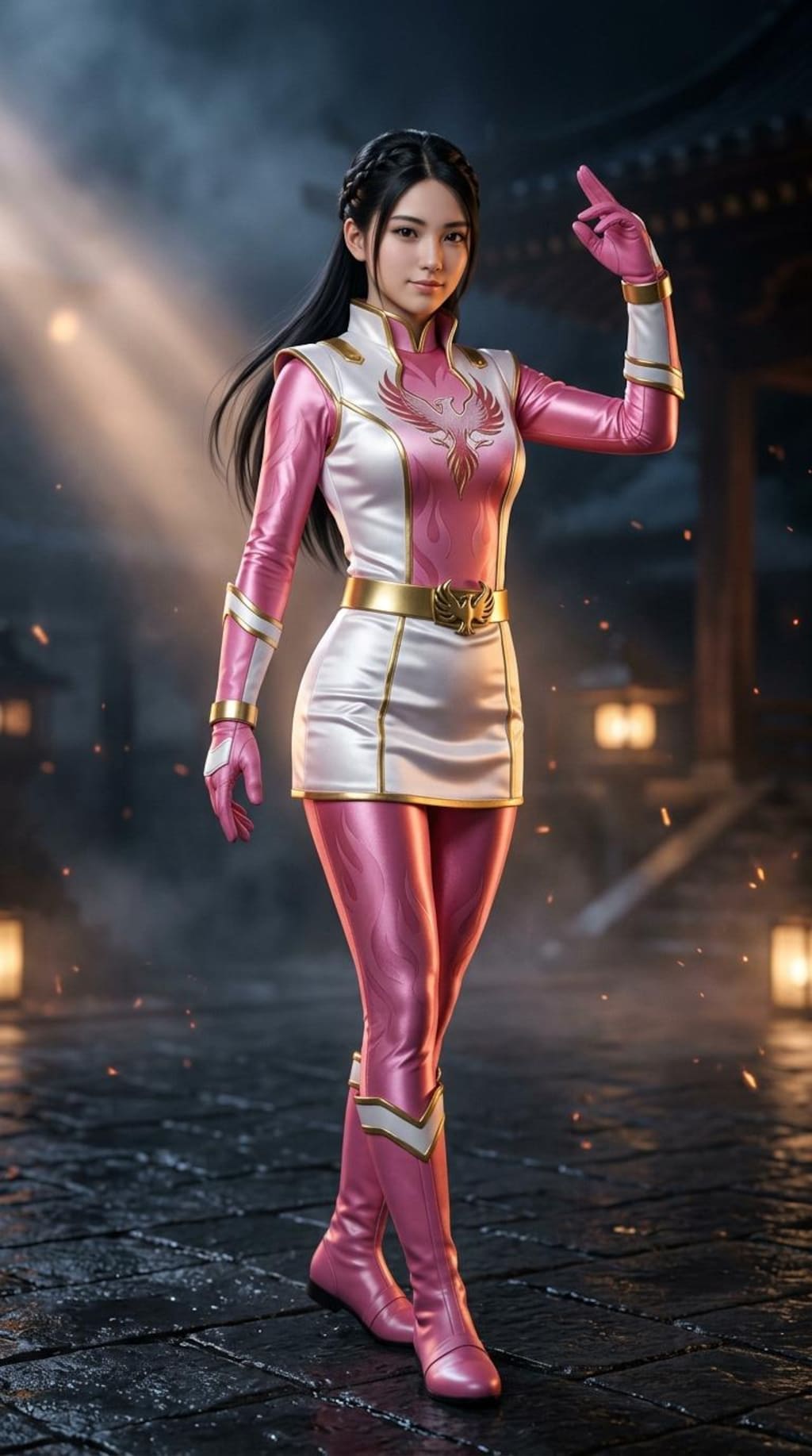 戦隊ヒロインのオマージュ試作