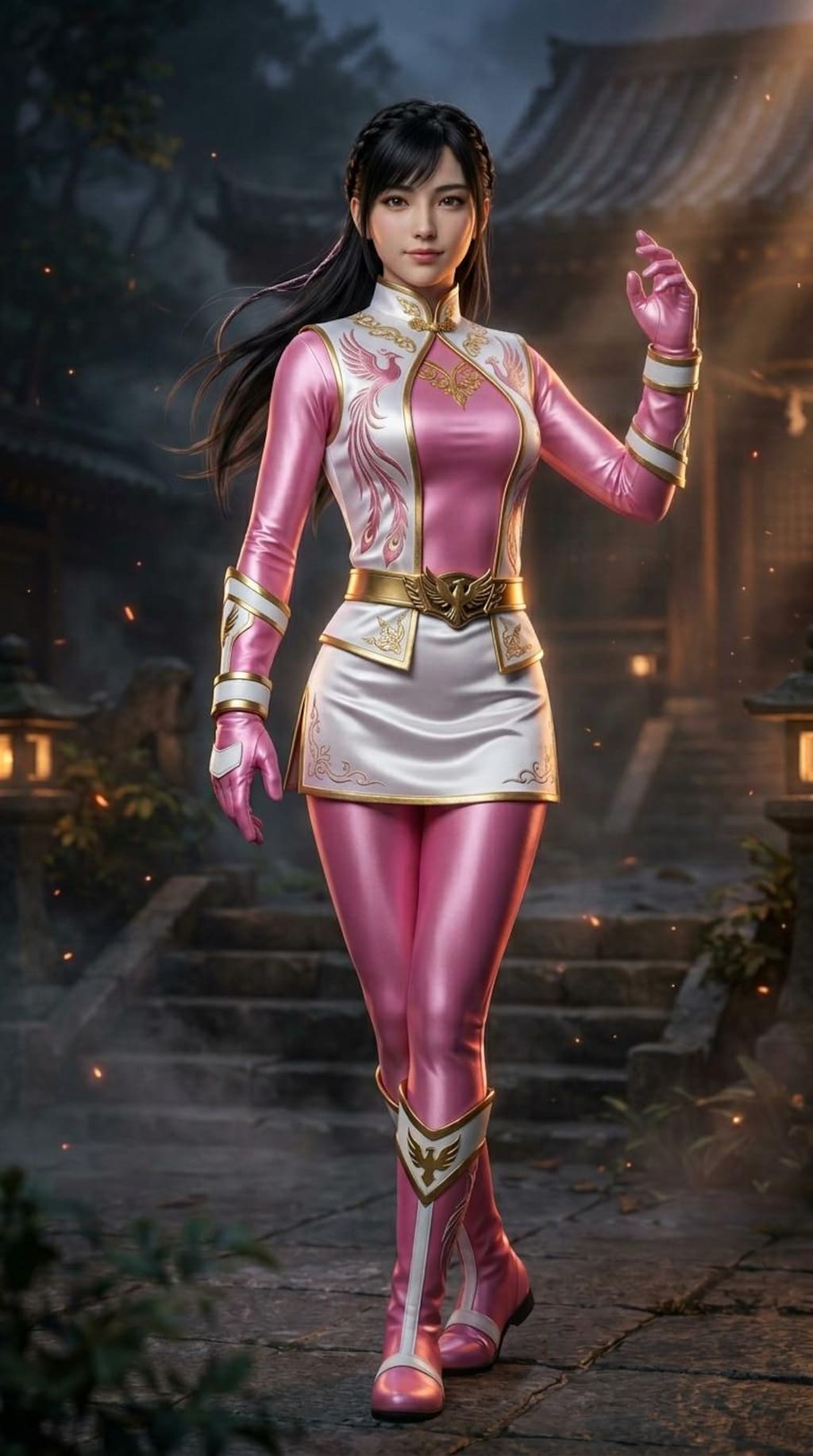 戦隊ヒロインのオマージュ試作