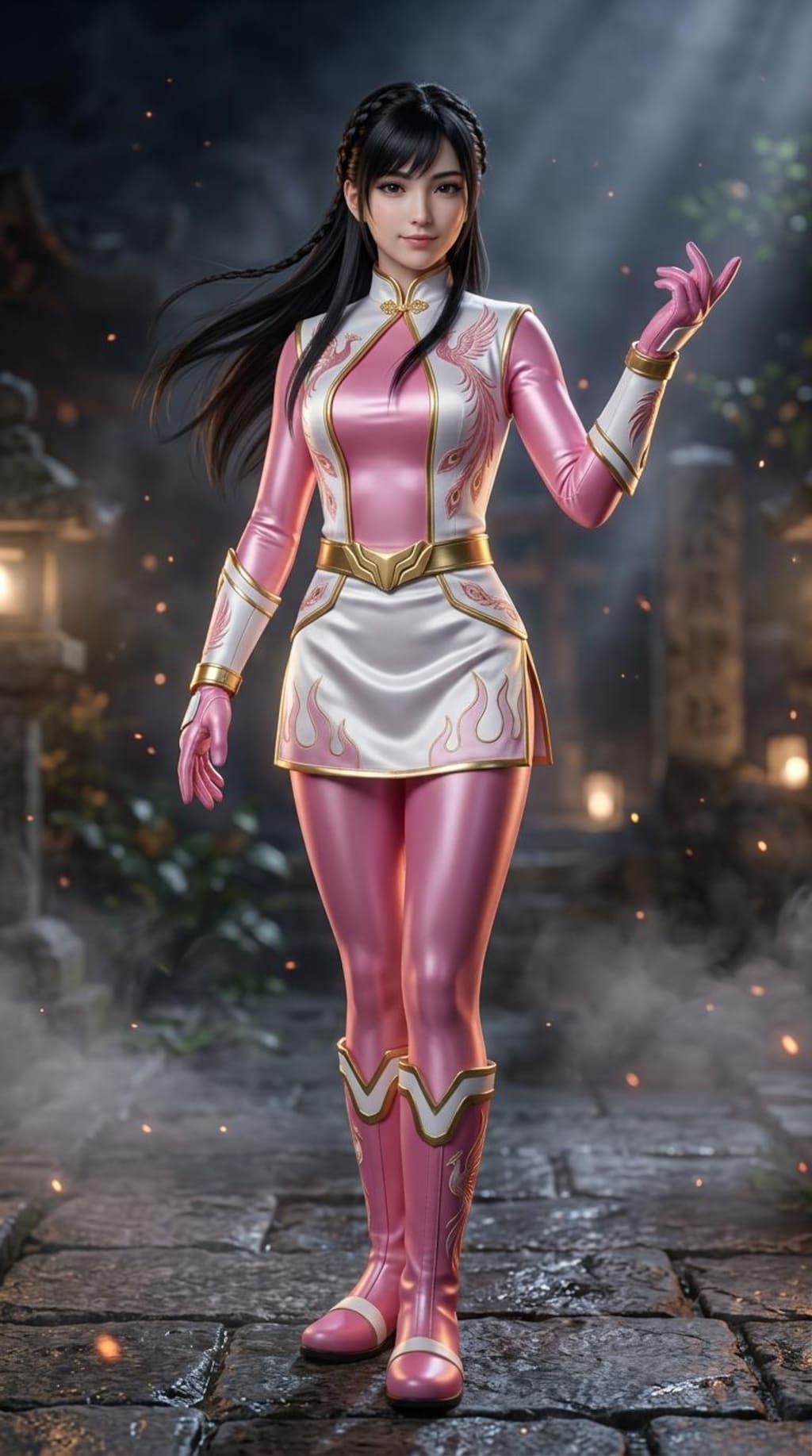 戦隊ヒロインのオマージュ試作