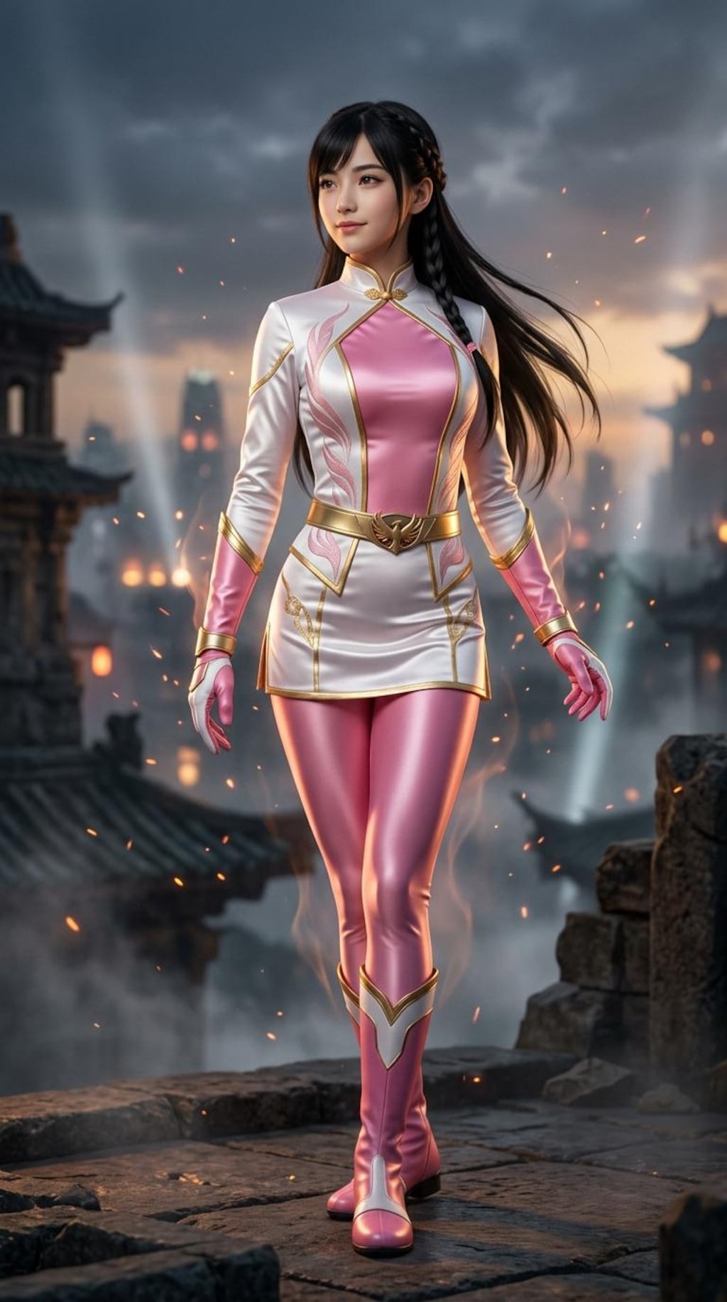 戦隊ヒロインのオマージュ試作