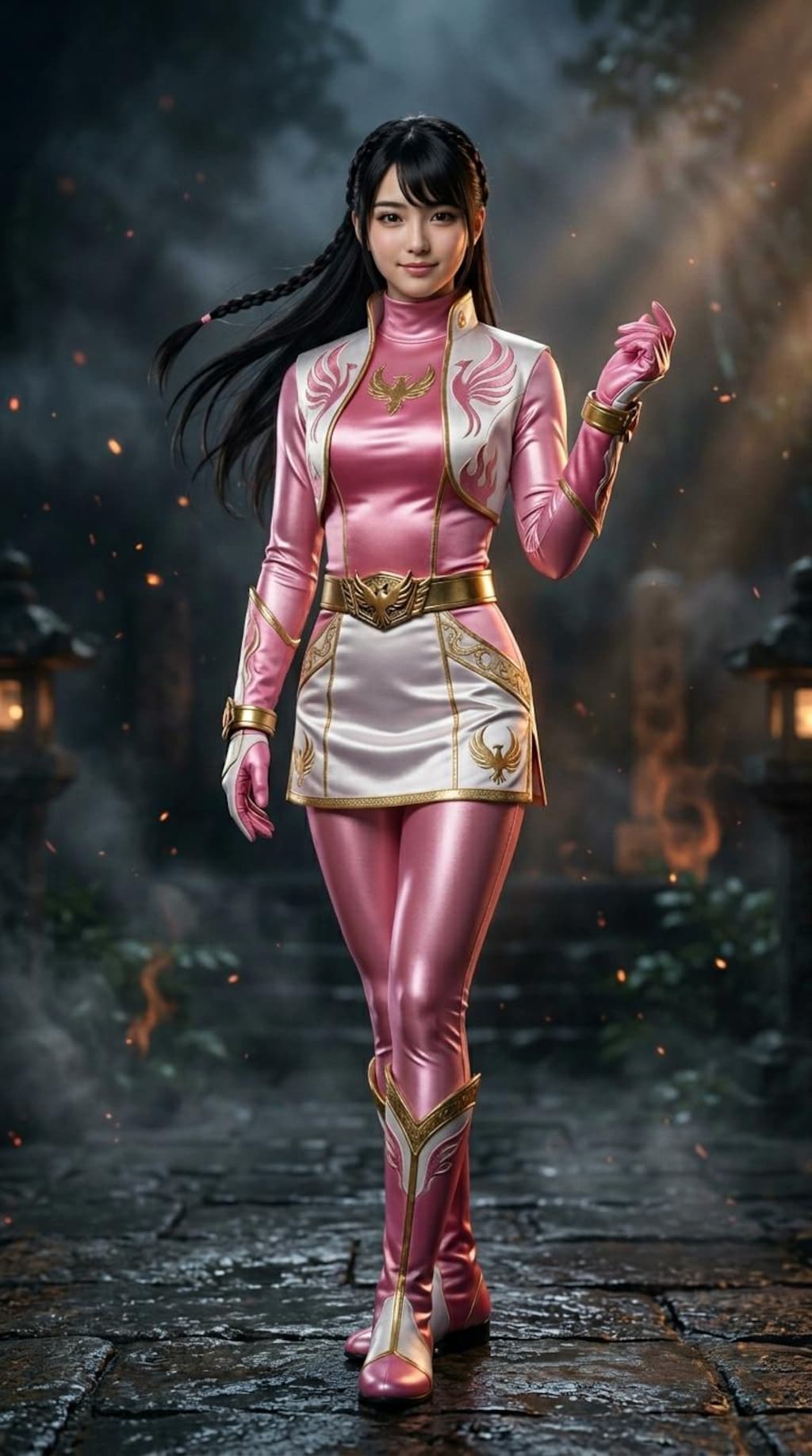 戦隊ヒロインのオマージュ試作