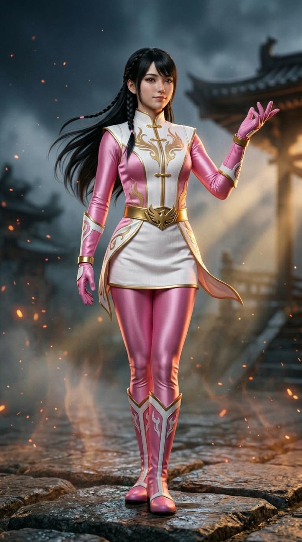 戦隊ヒロインのオマージュ試作