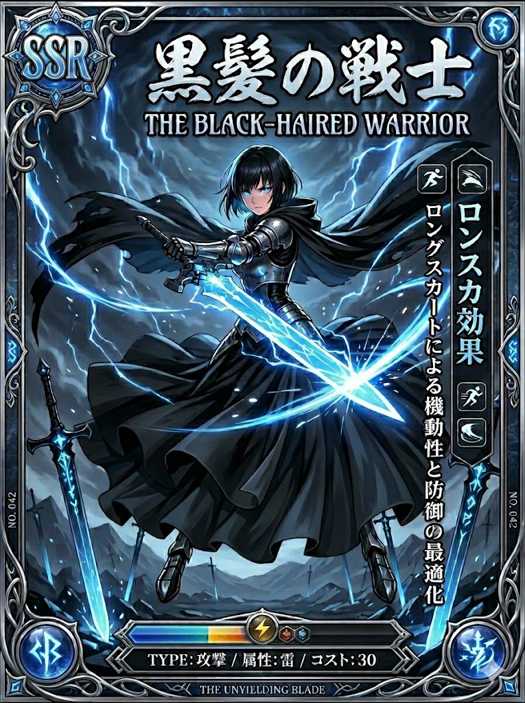 黒髪の戦士 | の人気AIイラスト・グラビア